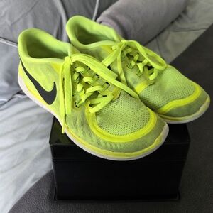 Nike Neon Yellow Athletic Sneakers
